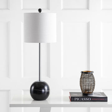 Alexa 31.5" Marble Sphere LED Table Lamp - JONATHAN Y